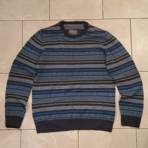 Aeropastel Knit Blue Green Long Sleeve Shirt
